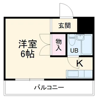 味楽留ビル【305号室】の間取り