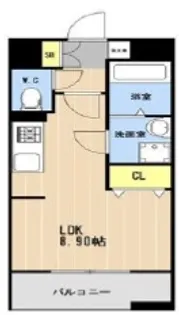 LIBTH松山Ⅲ【1003号室】の間取り