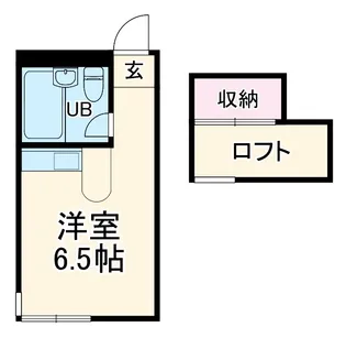フラットタキザワB号棟【1階】の間取り