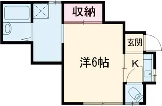 関アパート2号館【101号室】の間取り