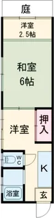 朝日荘【1階】の間取り