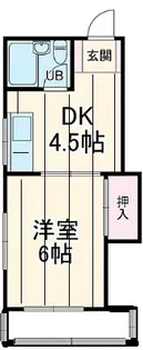 コーポ佐野【202号室】の間取り