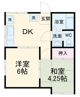 宮沢コーポ【2階】の間取り