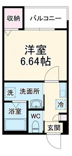 ボヌール指扇【103号室】の間取り