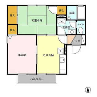 ジュピターズB【2階】の間取り