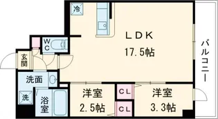 アルファコート瑞江【2階】の間取り
