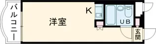 スカイコート世田谷【1階】の間取り