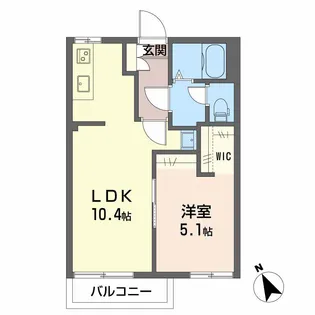 ゼクス碧南A【1階】の間取り