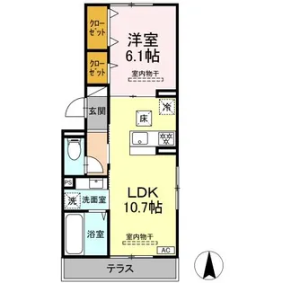 Same sky【1階】の間取り