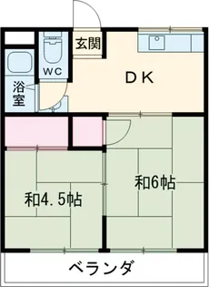 園田ハイム【A203号室】の間取り
