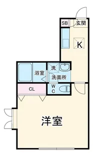 マリナイースト【1階】の間取り