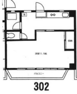 カリヨンビル【302号室】の間取り