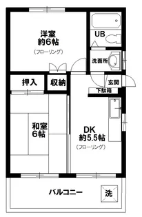 Kハウス【02050号室】の間取り