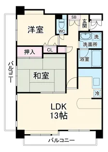 ザ・ルネサンスヒルズⅠ【4階】の間取り