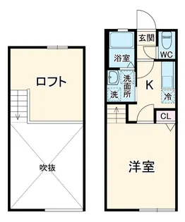 SACRAS KAMAKURA A棟【1B号室】の間取り