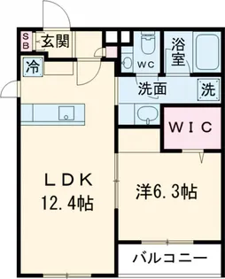 カスタリア旗の台【1階】の間取り