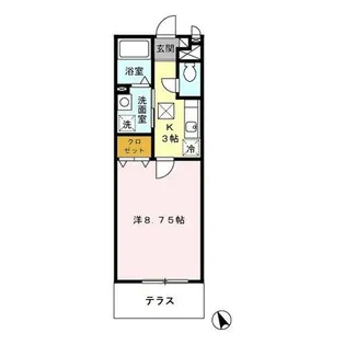 Vi・クラインアスト【1階】の間取り