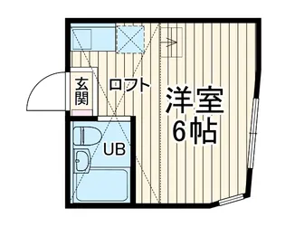 ユナイト上中里キャラガー【102号室】の間取り