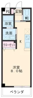シャルマン【1階】の間取り