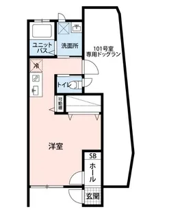 エルモーサ【1階】の間取り