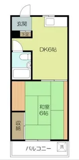 フラットクリーデンス【1階】の間取り