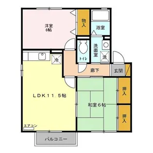 ラ・ルーン【2階】の間取り