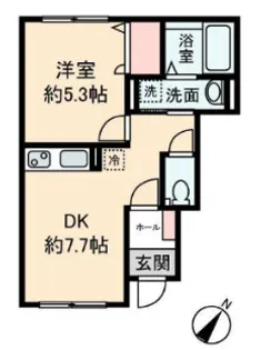 CLAIREA(クレア)【1階】の間取り