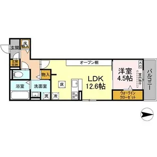 セレスティア森末町【303号室】の間取り