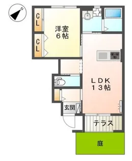 サルベージュ【1階】の間取り