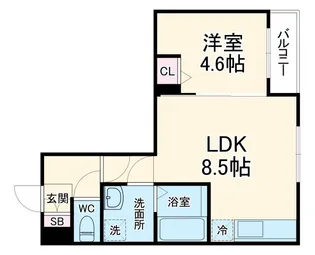 メゾンみけ【2階】の間取り