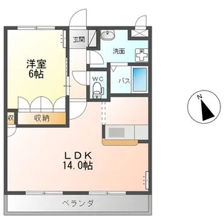 サンク エトワール【2階】の間取り