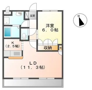 サンク エトワール【2階】の間取り
