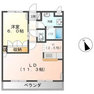 サンク エトワール【4階】の間取り