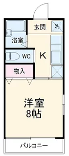コート藤崎【203号室】の間取り