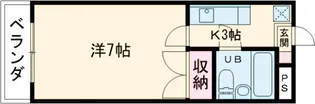 グラバティハイツ上三川【2階】の間取り