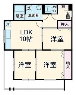 JOLLY HOUSE【202号室】の間取り