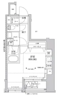RELUXIA上野EAST【4階】の間取り
