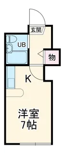 オリオンフラッツ【1階】の間取り