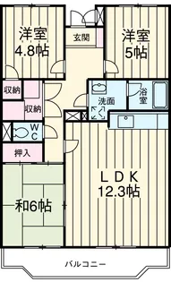 ルモンドヒル上尾【1階】の間取り