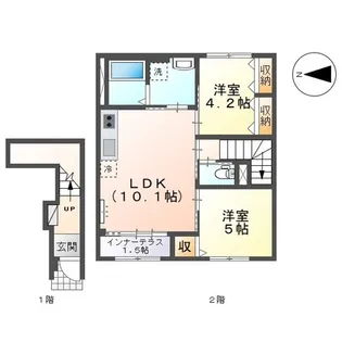 レポネリオ【2階】の間取り