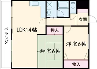 JOロワイヤル【110号室】の間取り
