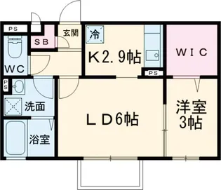 プレミールハイム【2階】の間取り