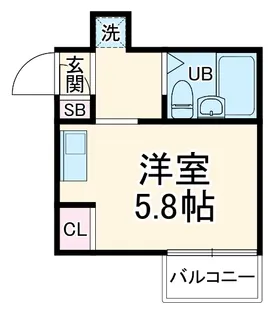 プレステージ新沢Ⅱ【202号室】の間取り