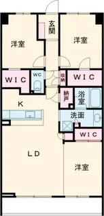 オデスビエント医大前【3階】の間取り