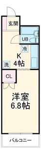 シーズンコート星ヶ丘【2階】の間取り