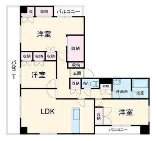 Tribute Central【9階】の間取り