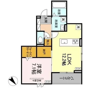 グレイスガーデン赤渋【3階】の間取り