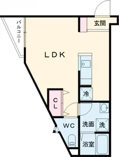 ピースコート成城学園前【2階】の間取り