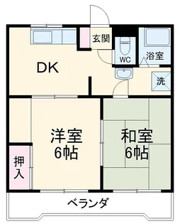 コーポ前田【303号室】の間取り