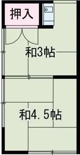 大和荘 別館【2階】の間取り